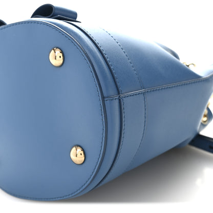 Salvatore Ferragamo Calfskin Vara Bow Bucket Bag Blue 16 of 19