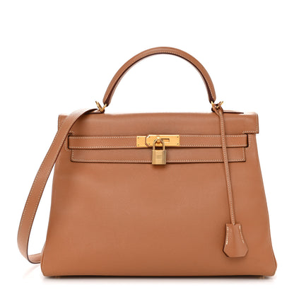 Hermes Courchevel Kelly Retourne 32 Naturelle 1 of 16