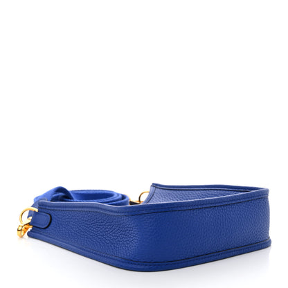 Hermes Taurillon Clemence Evelyne TPM Bleu Royal 4 of 11