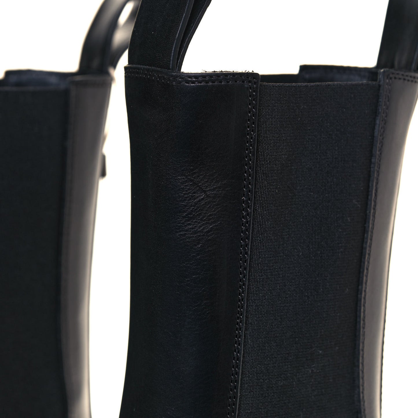 Calfskin The Tire Chelsea Boots 37 Black Periwinkle