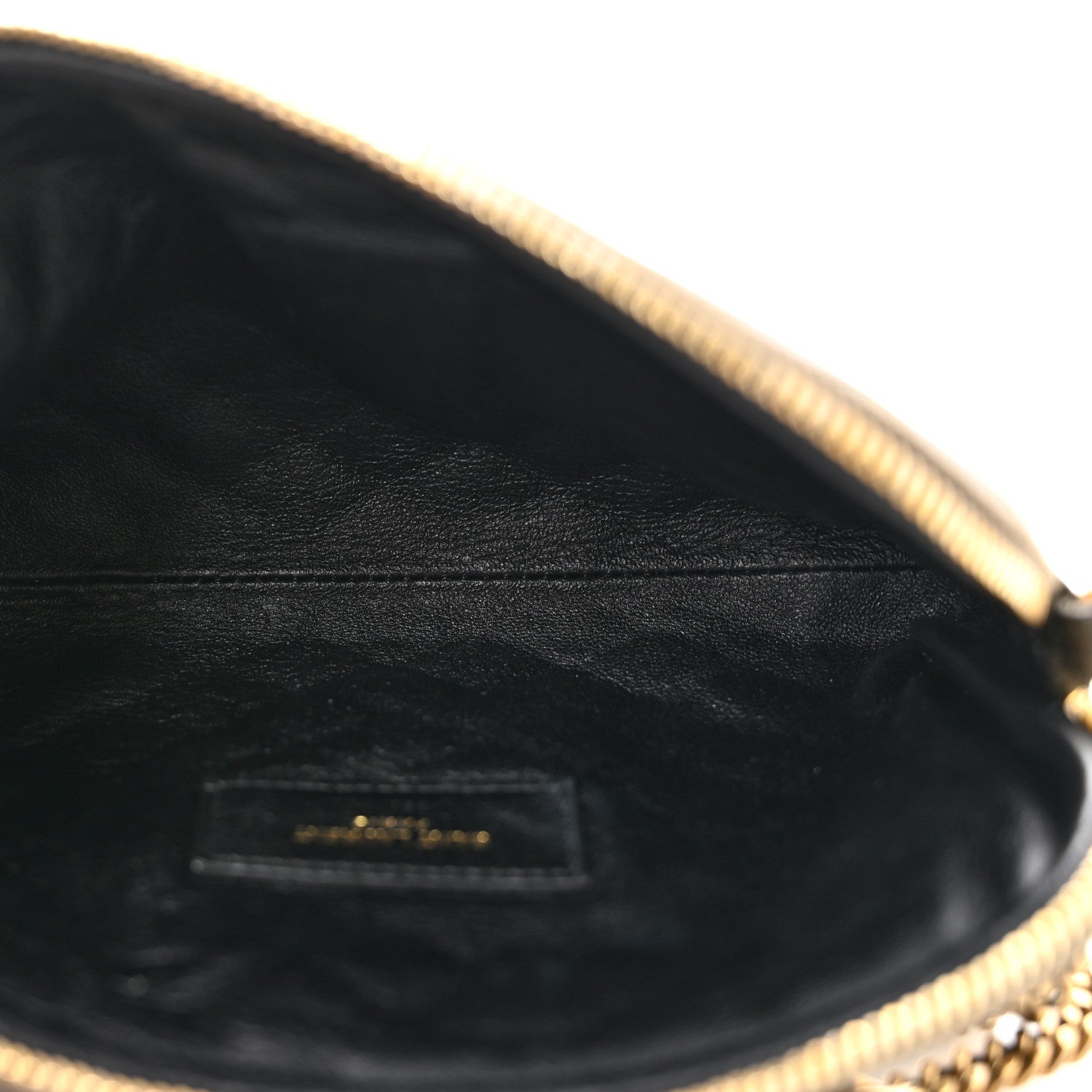 Saint Laurent Lambskin Quilted Gaby Zipped Pouch 5 of 14