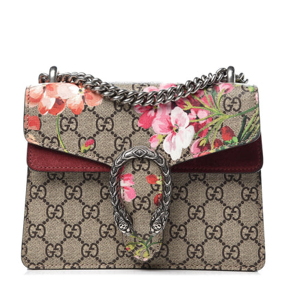 Gucci GG Supreme Monogram Blooms Mini Dionysus Shoulder Bag Beige Multicolor Dry Rose 1 of 11