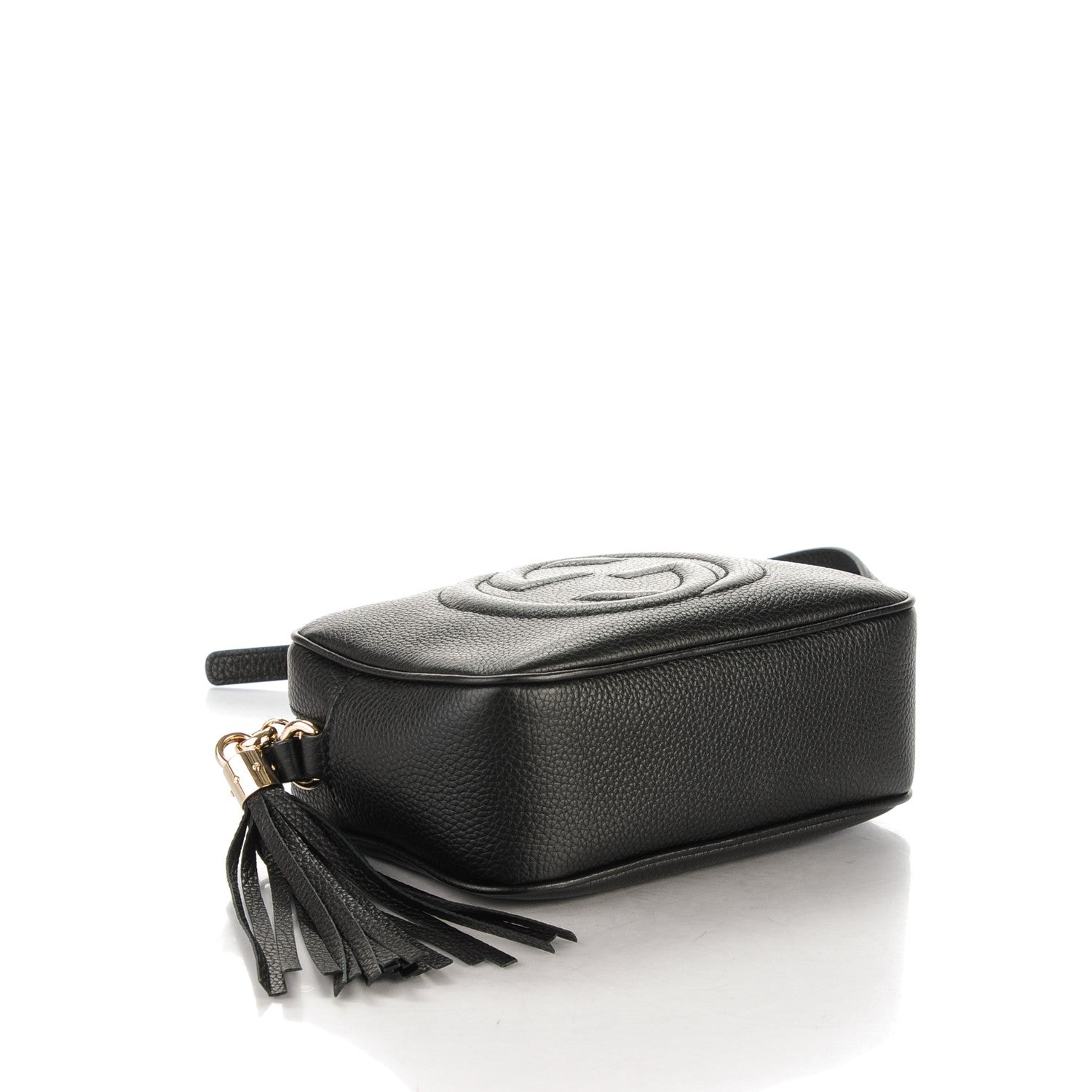 Gucci Pebbled Calfskin Small Soho Disco Bag Black 4 of 7