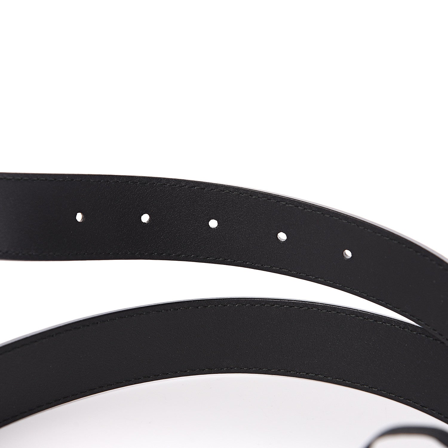 Gucci Calfskin Double G 30mm Belt 85 34 Black 3 of 5