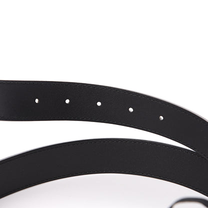 Gucci Calfskin Double G 30mm Belt 85 34 Black 3 of 5