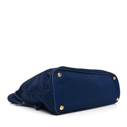Prada Tessuto Nylon Saffiano Tote Baltico 4 of 9
