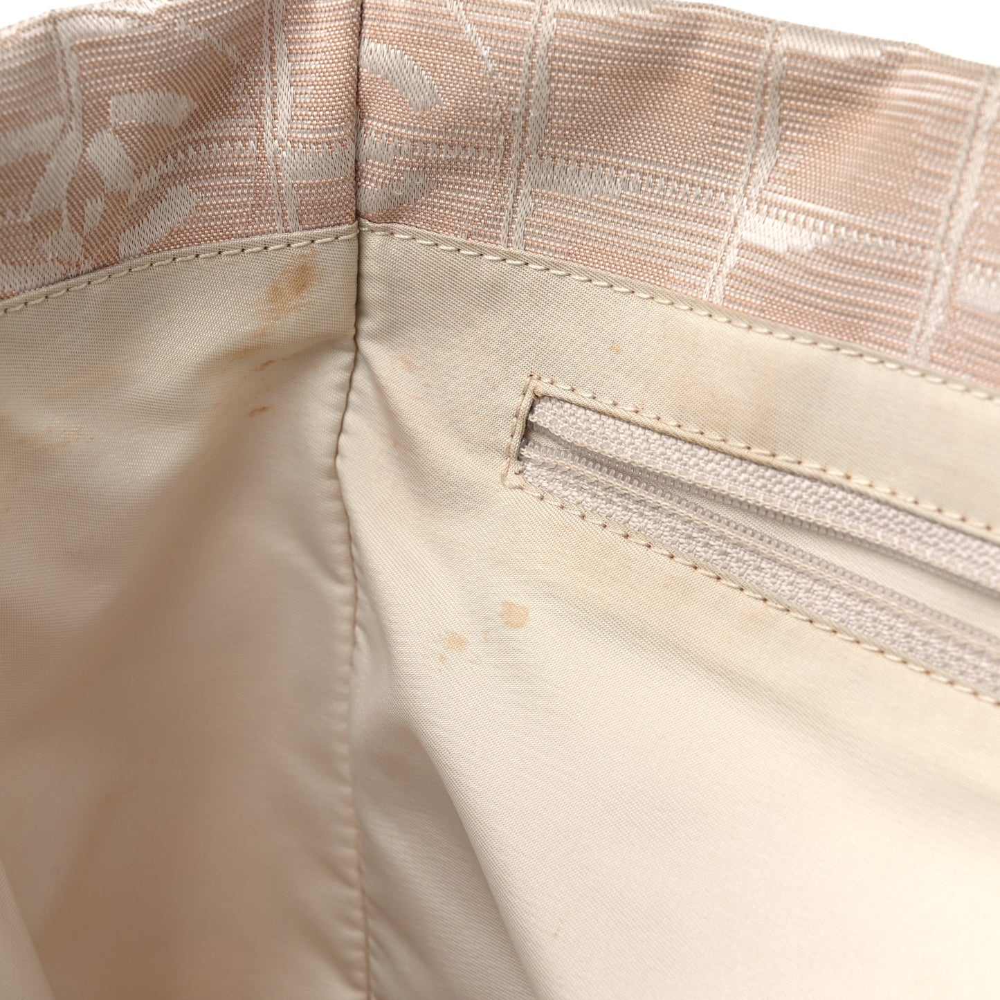 Nylon Medium Travel Tote Beige