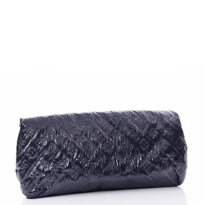 Louis Vuitton Jacquard Quilted Monogram Limelight Clutch MM Blue de France 4 of 8
