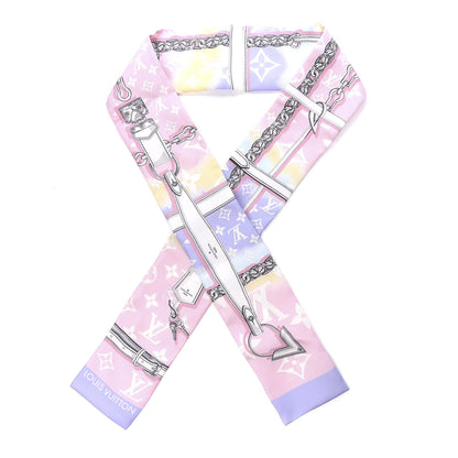 Louis Vuitton Silk Monogram Escale Confidential Bandeau Pink 1 of 5
