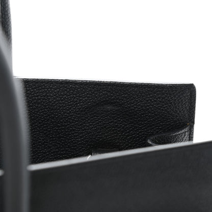 Saint Laurent Grained Calfskin Small Sac De Jour Black 5 of 8