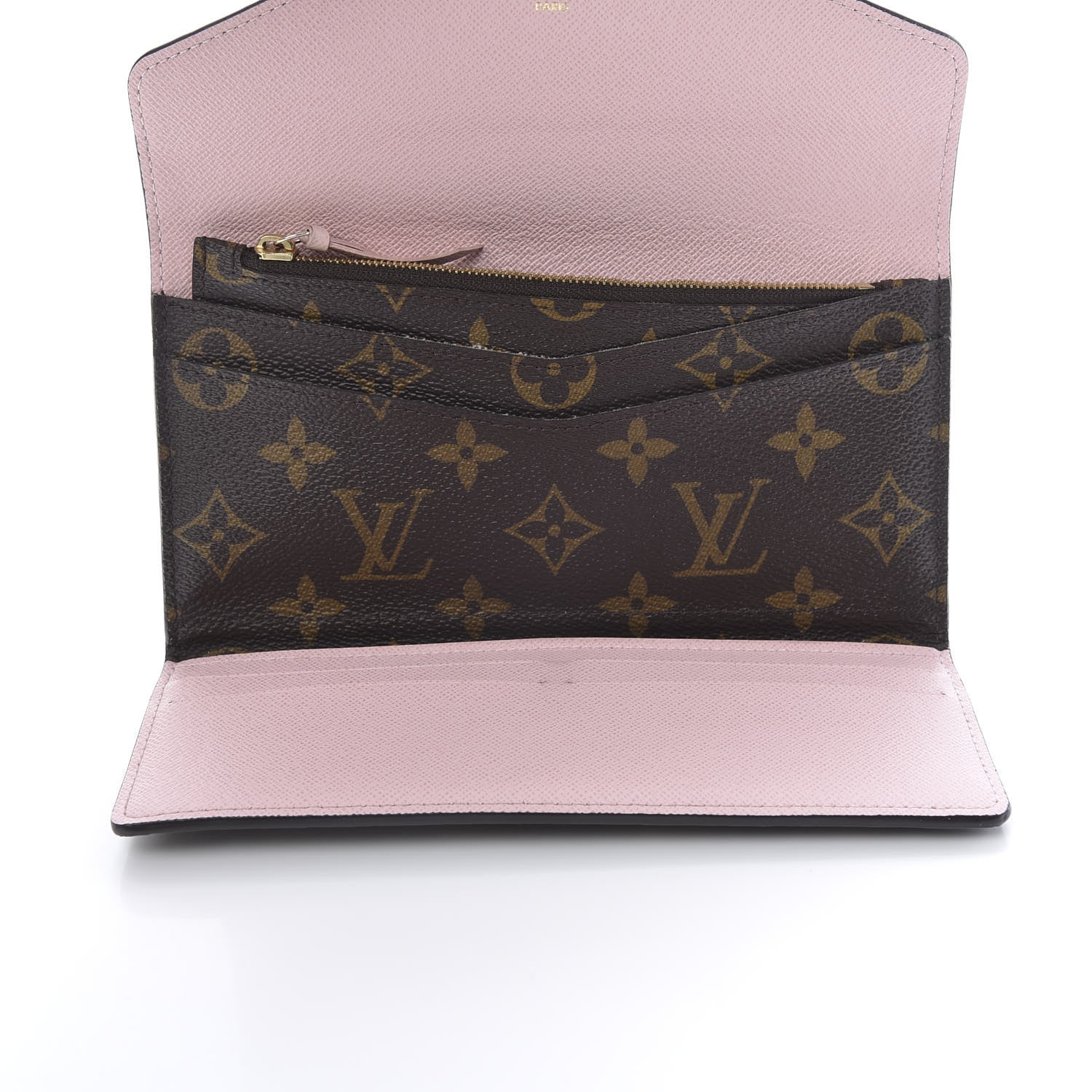 Louis Vuitton Monogram Josephine Wallet Rose Ballerine 6 of 13