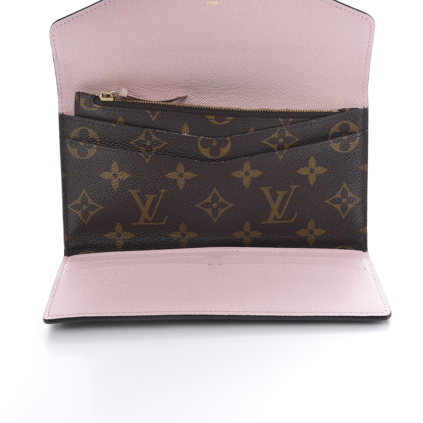 Monogram Josephine Wallet Rose Ballerine
