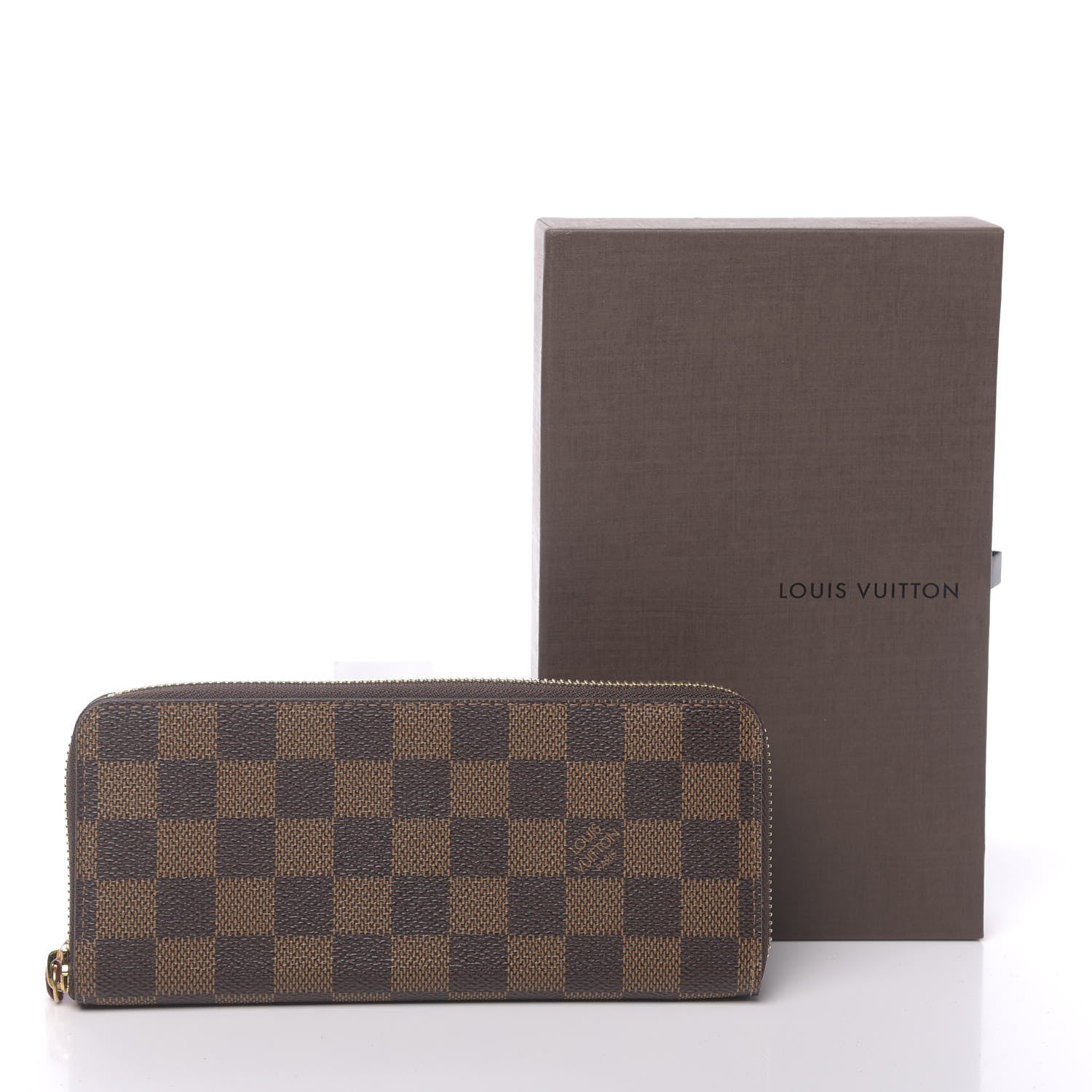 Louis Vuitton Damier Ebene Clemence Wallet Cherry 7 of 7