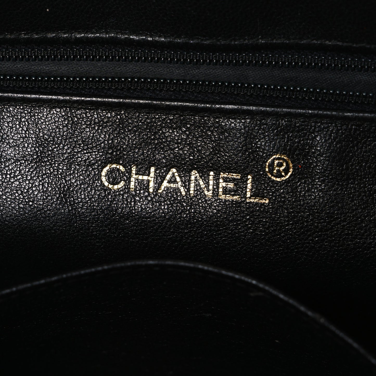 Lambskin Quilted CC Tassel Camera Case Black