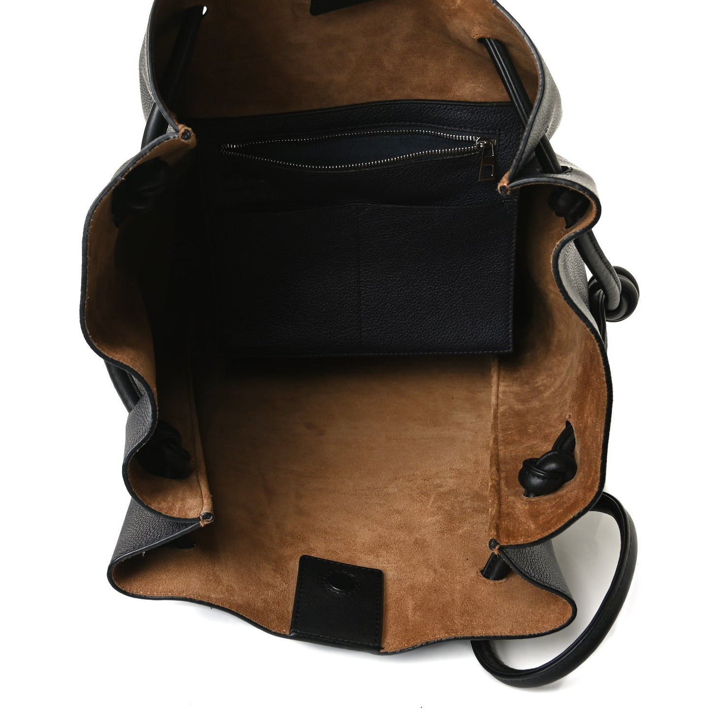 Calfskin Medium Flamenco Knot Bag Midnight