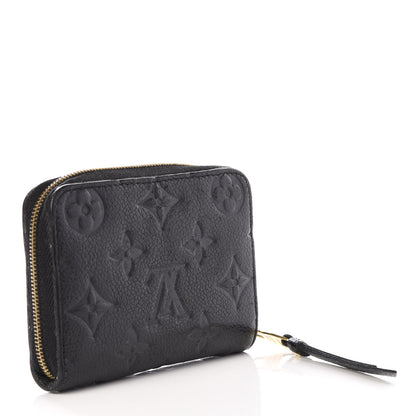 Louis Vuitton Empreinte Zippy Coin Purse Black 2 of 8
