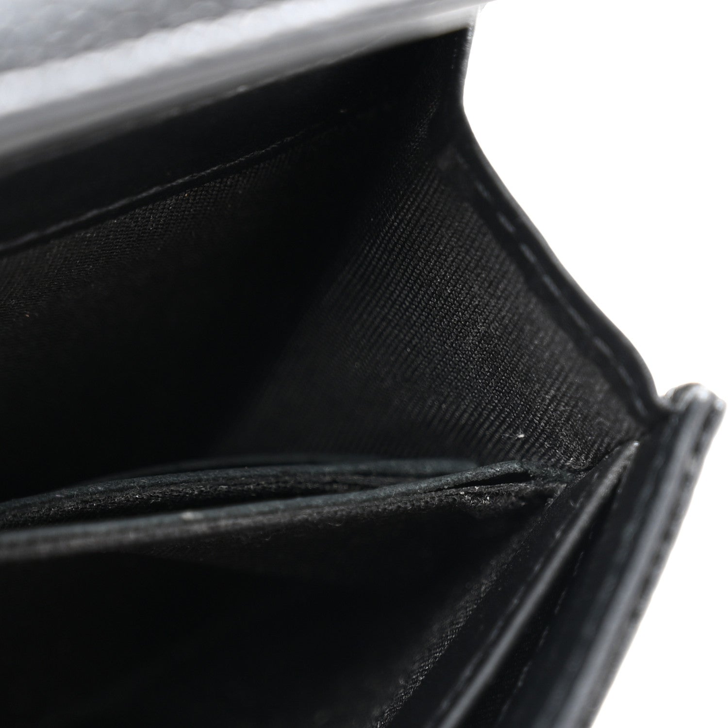 Chanel Caviar Timeless CC Large Gusset Flap Wallet Black 10 of 13