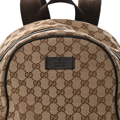 Gucci Monogram Travel Backpack Dark Brown 8 of 11