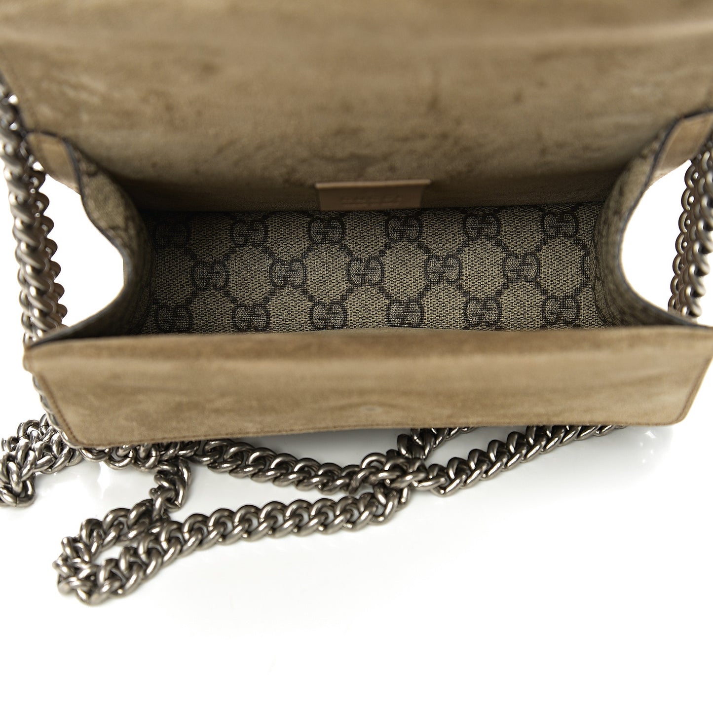 GG Supreme Monogram Mini Dionysus Shoulder Bag Taupe