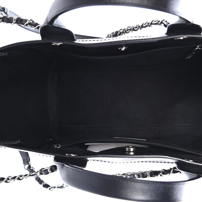 Chanel Caviar Small Studded Deauville Tote Black 5 of 9