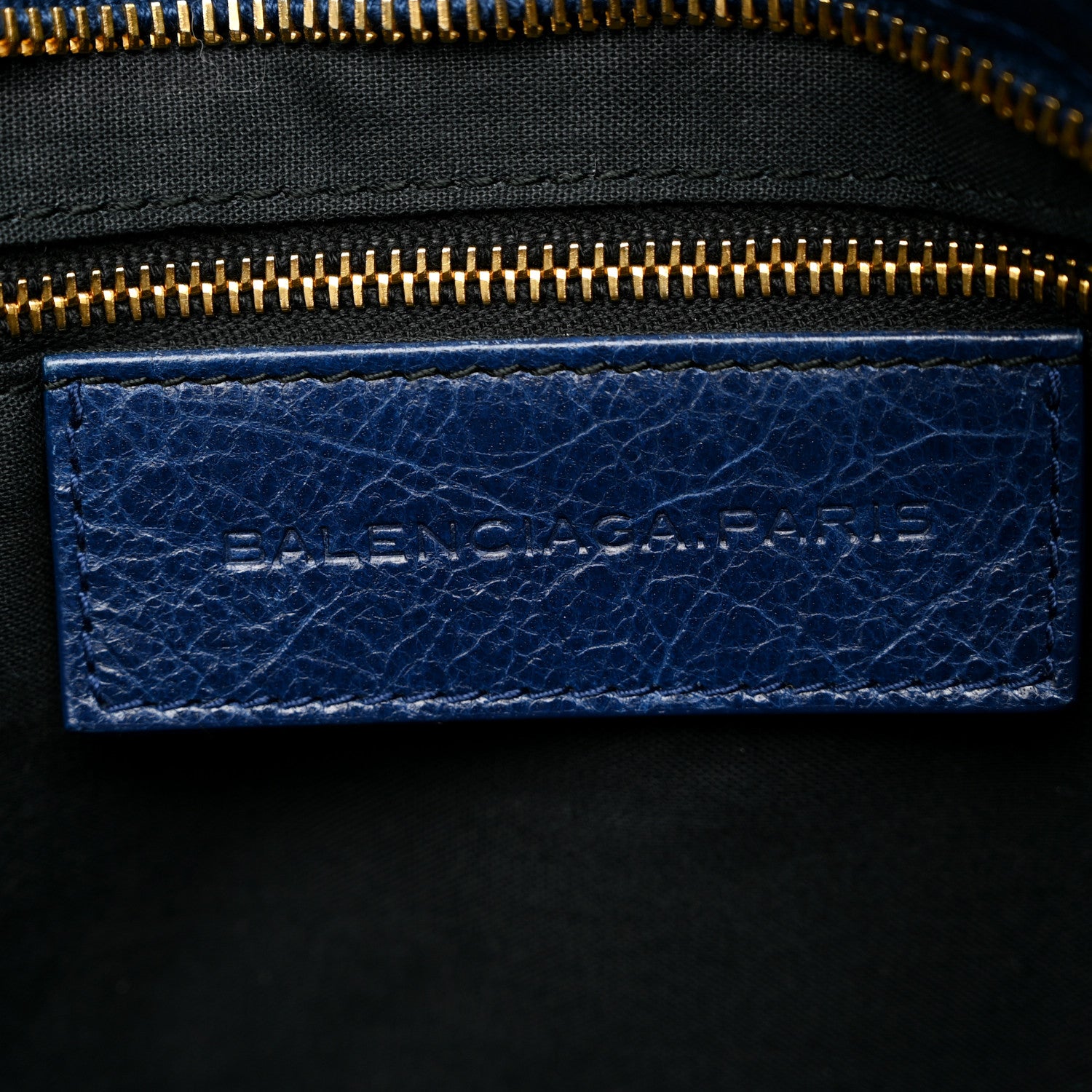 Balenciaga Agneau Giant 12 Gold Hardware City Bleu Mineral 7 of 11