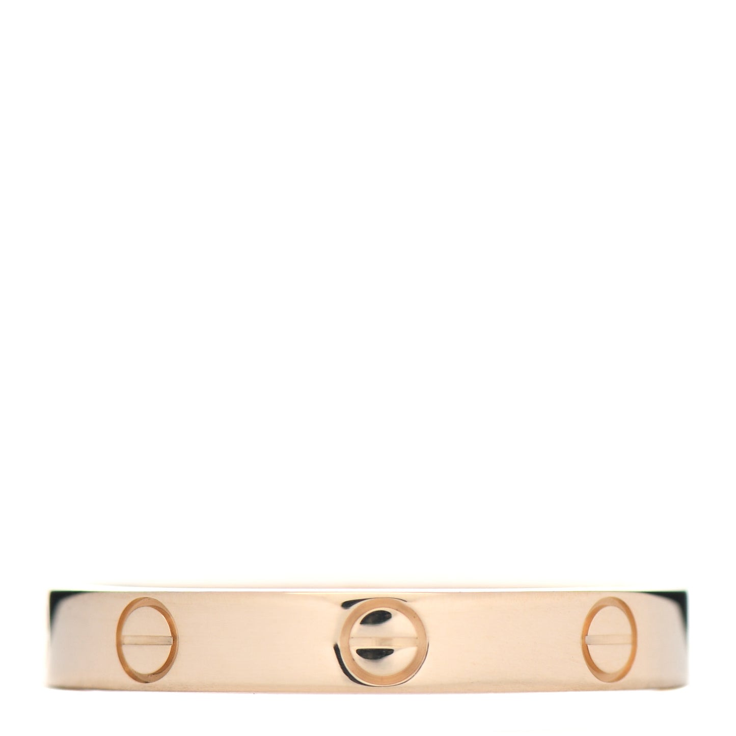 18K Yellow Gold 3.5mm LOVE Wedding Band Ring 63 10.5