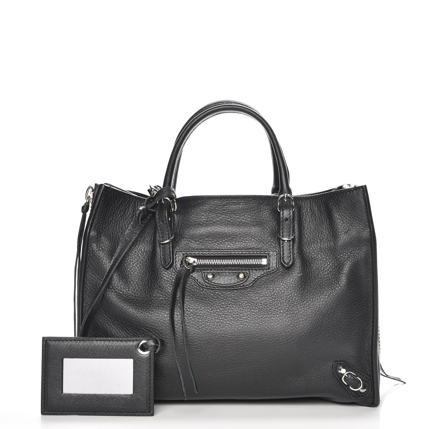 Veau Papier A6 Zip Around Tote Black