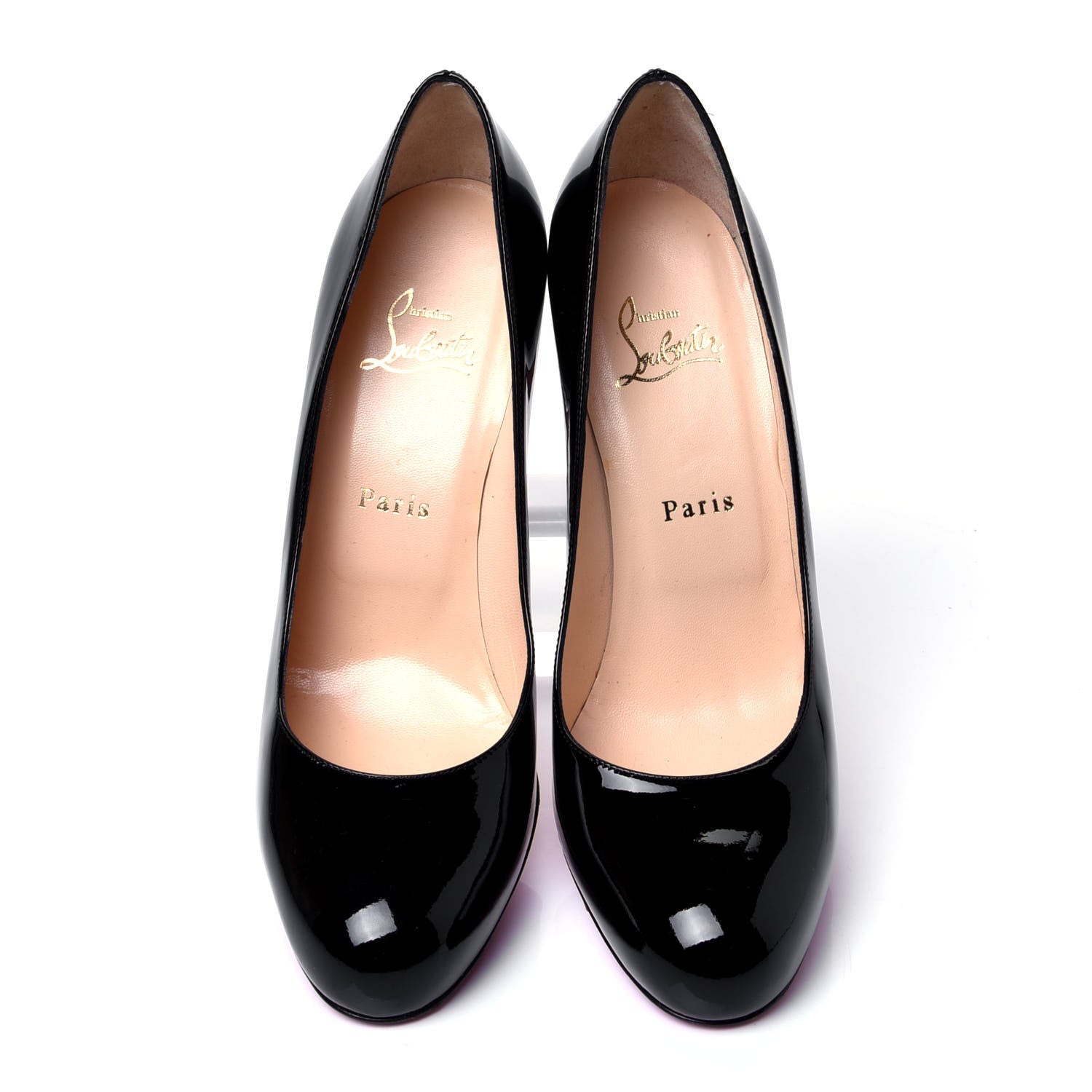 Christian Louboutin Patent Simple 100 Pumps 39 Black 5 of 8