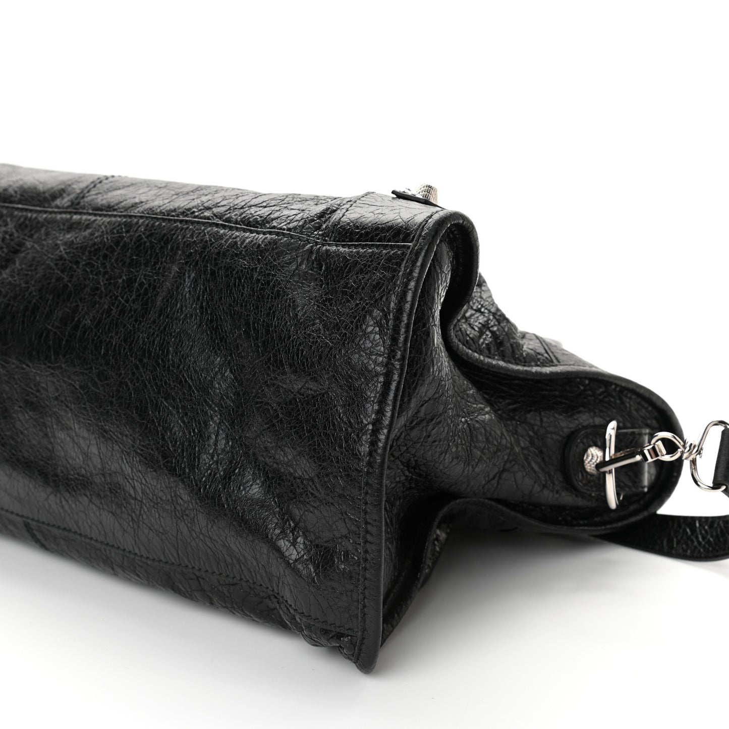 Agneau Giant 12 Silver Hardware Part Time Black