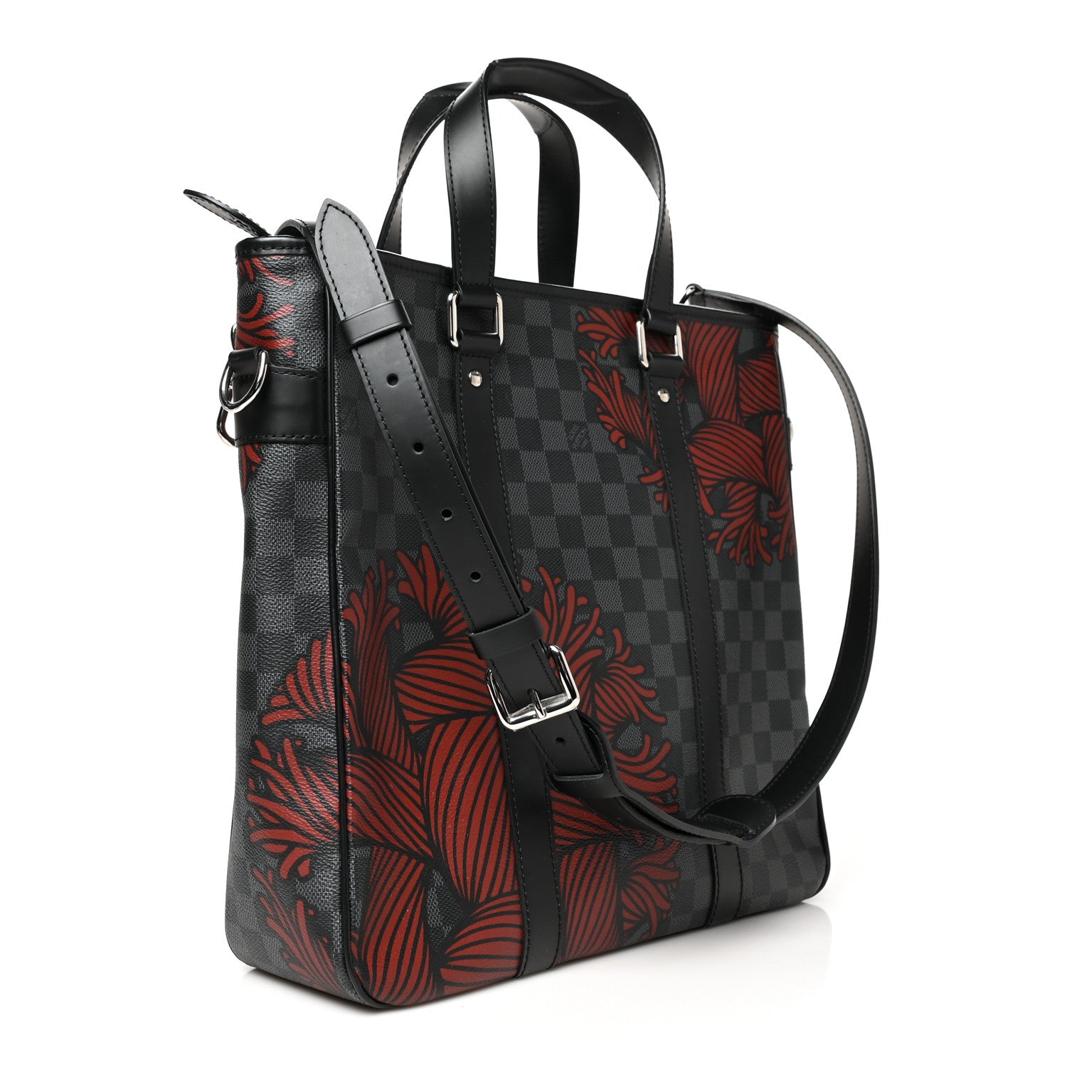 Louis Vuitton Damier Graphite Rope Tadao Red 3 of 9