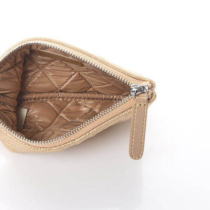 Chanel Metallic Lambskin Star Embossed Coin Purse Case Gold 5 of 8