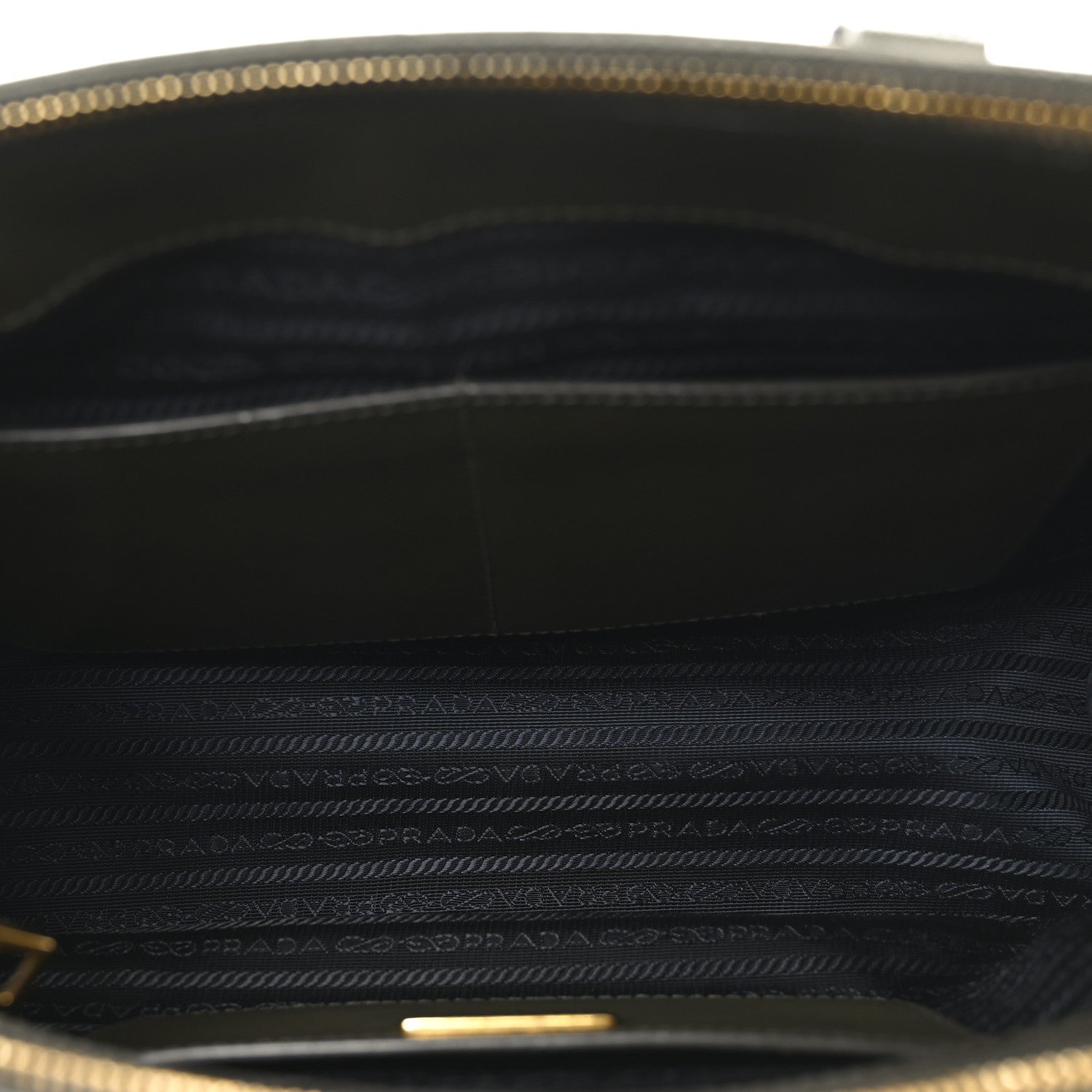 Prada Saffiano Medium Galleria Double Zip Tote Militare 5 of 9