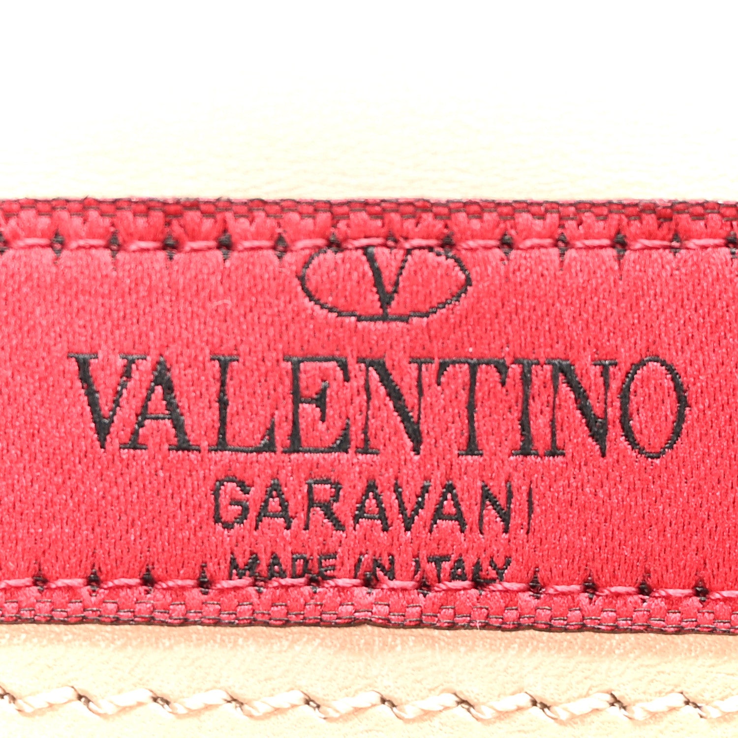 Valentino Garavani Vitello Rockstud Flip Lock Shoulder Flap Bag Beige 6 of 9