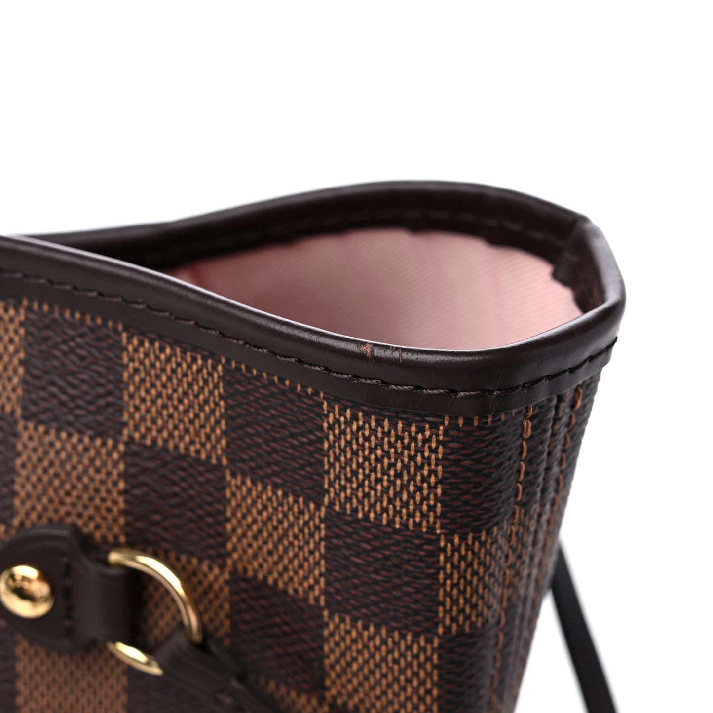 Damier Ebene Neo Neverfull MM Rose Ballerine