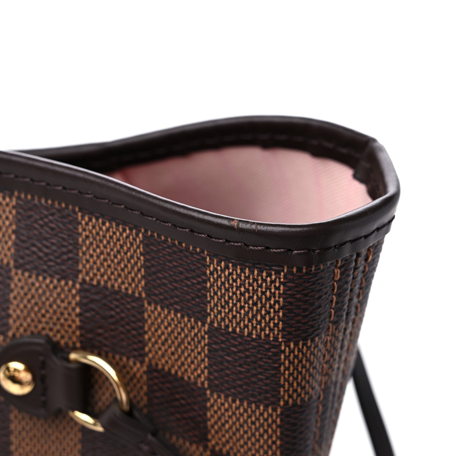 Louis Vuitton Damier Ebene Neo Neverfull MM Rose Ballerine 13 of 13
