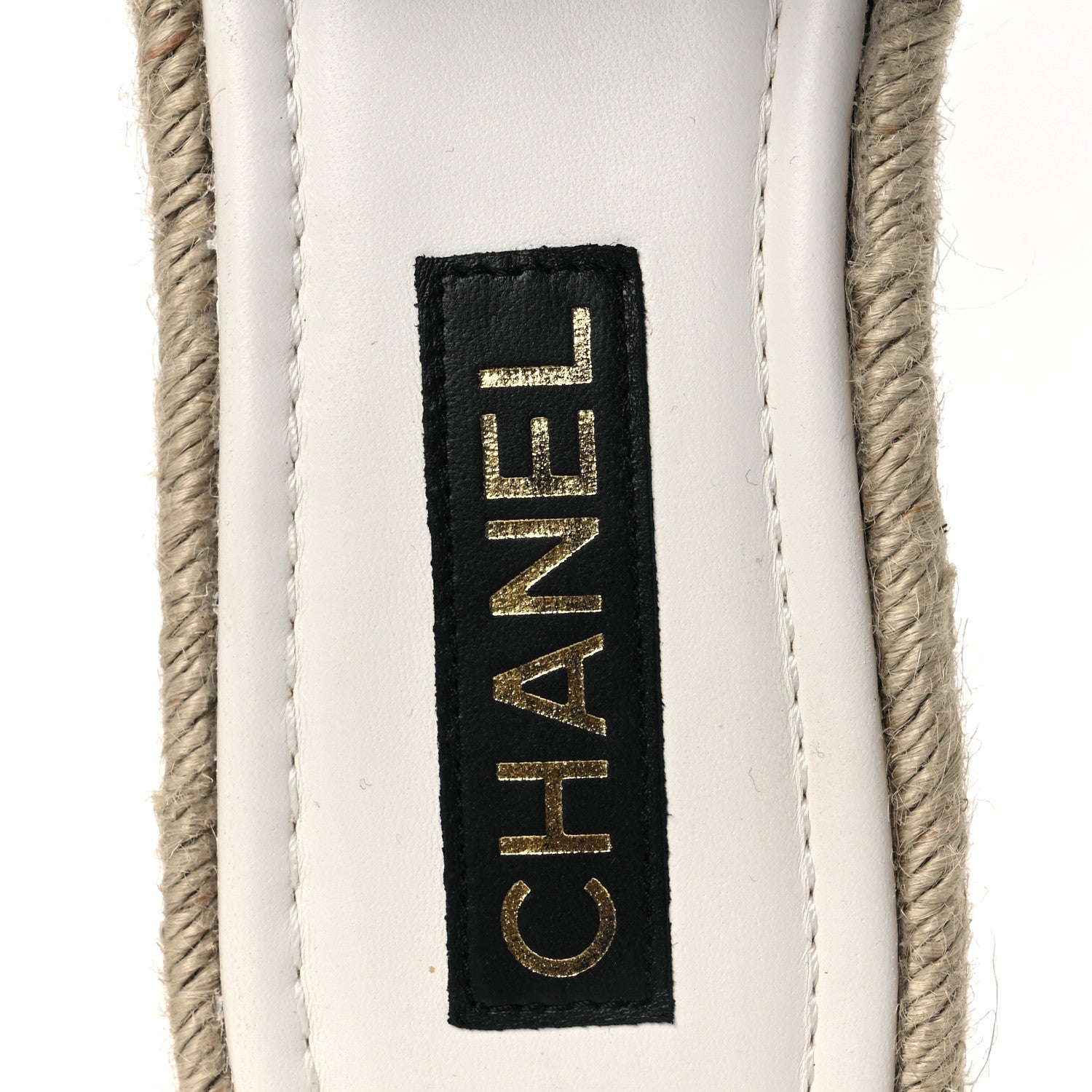 Chanel Cotton Floral CC Espadrille Slip On Sandals 40 Black 9 of 13