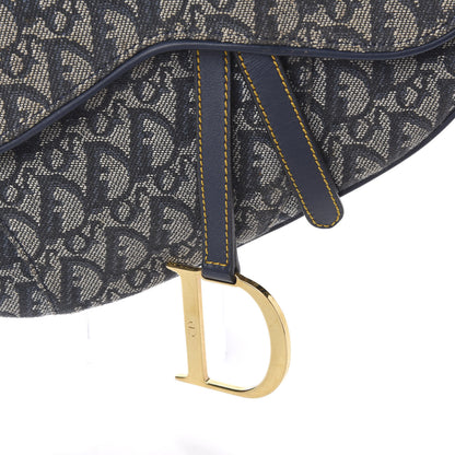 Christian Dior Monogram Saddle Bag Blue 8 of 11