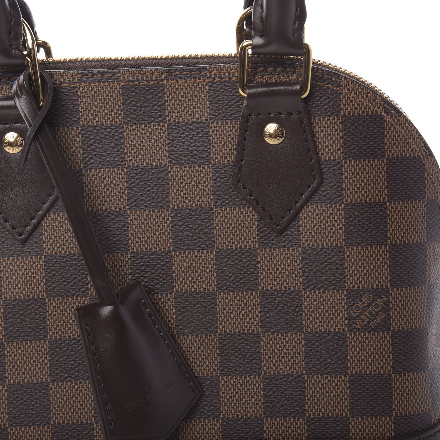 Louis Vuitton Damier Ebene Alma BB 8 of 10