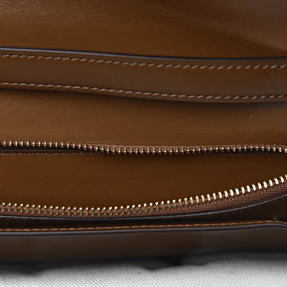 Celine Box Calfskin Medium Classic Box Flap Bag Camel 16 of 17