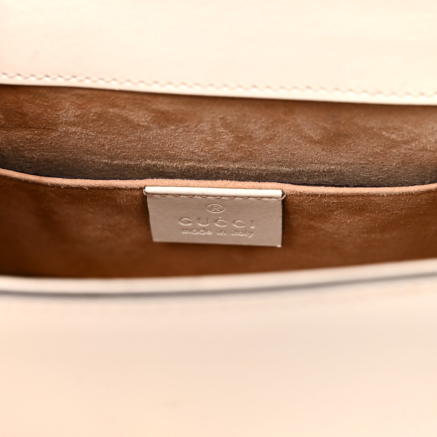 Calfskin Mini Sylvie Chain Shoulder Bag White