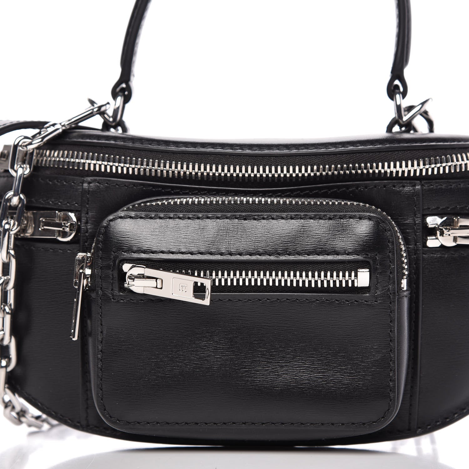 Alexander Wang Calfskin Mini Attica Top Handle Belt Bag Black 10 of 10