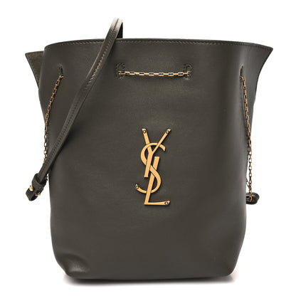 Saint Laurent Lambskin Pochon Shoulder Bag Light Musk 1 of 10