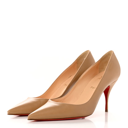 Christian Louboutin Nappa Clare 80 Pumps 40 Nude 3 of 18