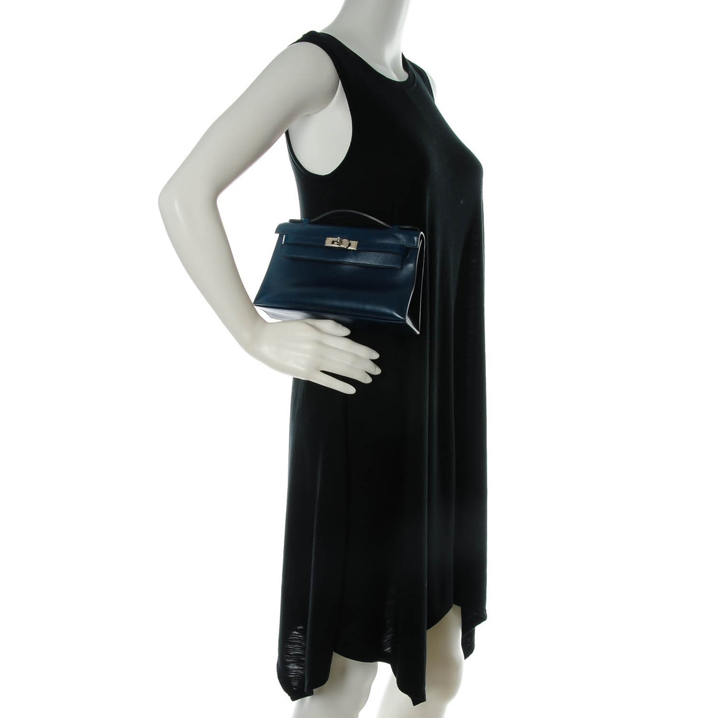 Box Kelly Pochette Bleu De Prusse