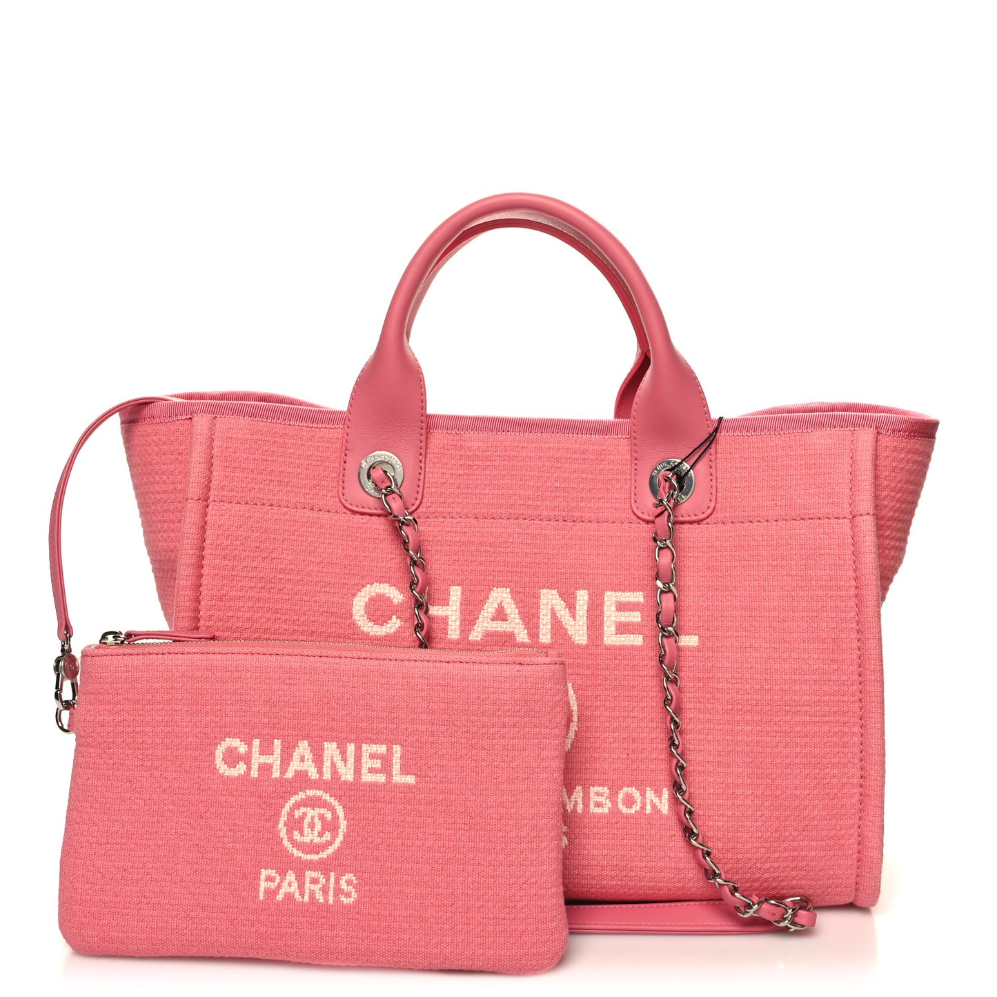 Mixed Fibers Small Deauville Tote Pink