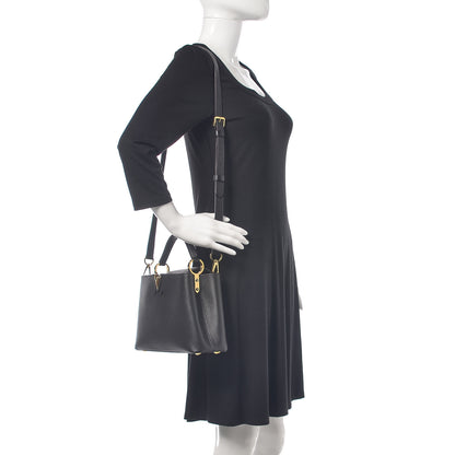 Louis Vuitton Taurillon Capucines BB Black 2 of 8