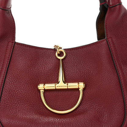 Gucci Grained Calfskin Softbit Medium Shoulder Bag Rosso Ancora 7 of 10