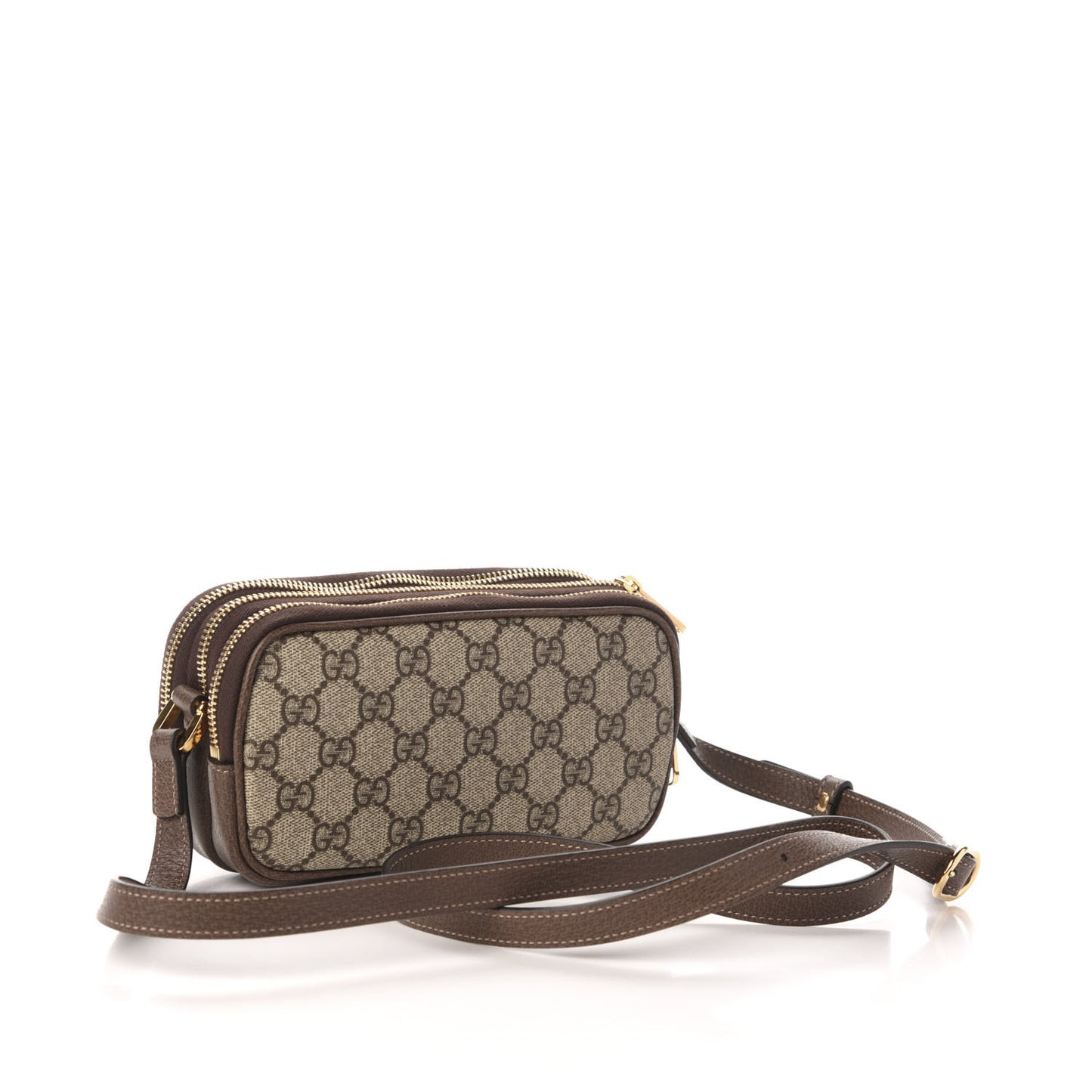 GG Supreme Monogram Web Mini Ophidia GG Bag Brown