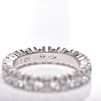 Cartier Platinum Diamond 2.81ct Destinée Wedding Band Ring 49 4.75 7 of 8