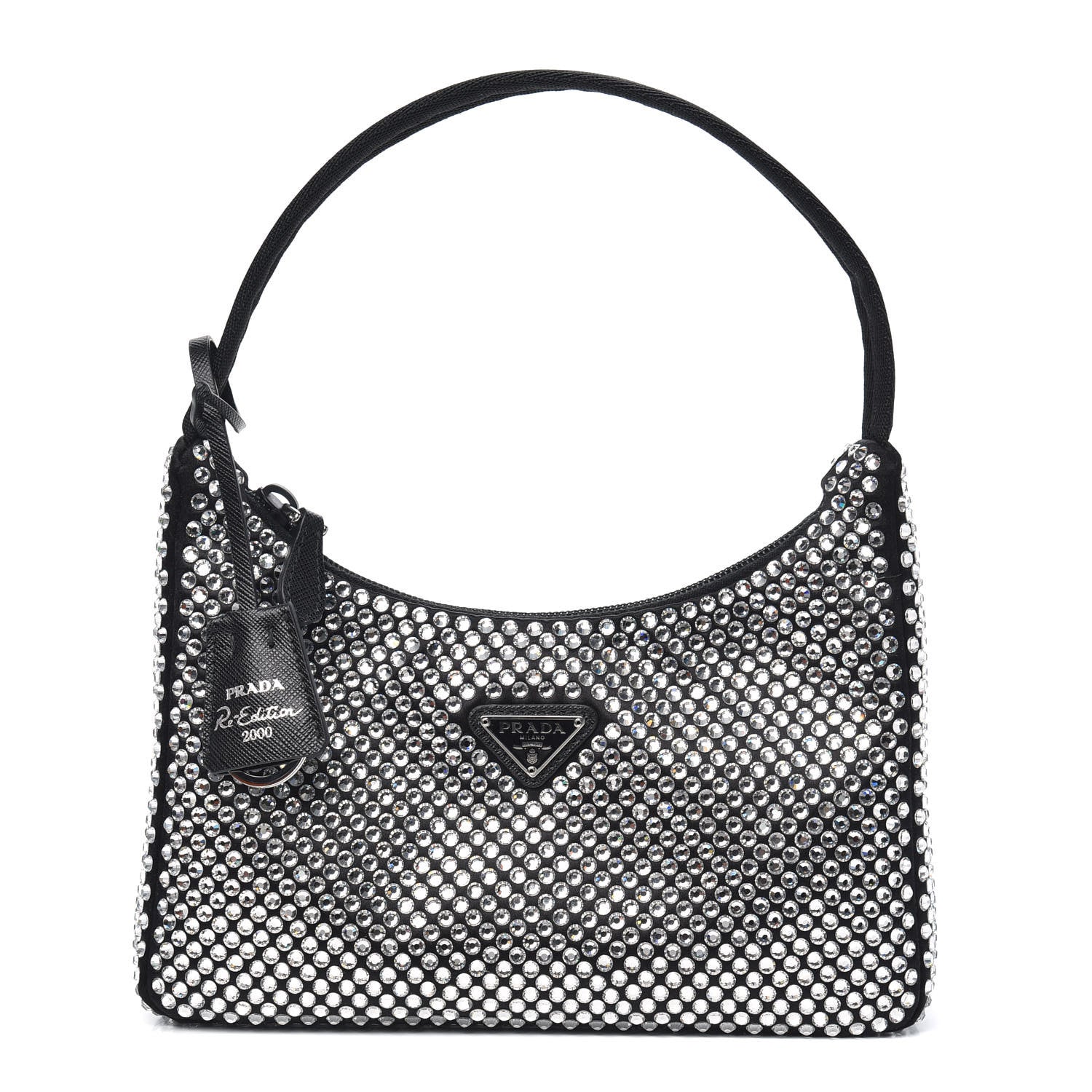 Prada Satin Crystal Mini Re-Edition 2000 Bag Cristal 1 of 10